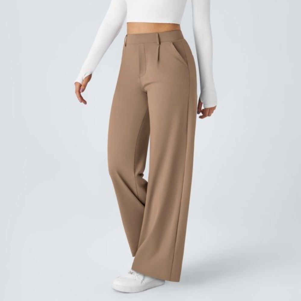NWT HALARA FLEX DAY STRETCH STRAIGHT LEG WORK PANTS XL Tall in Burro